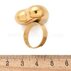 Verstellbare Ringe aus Edelstahl 304&nbsp;LS-RJEW-M067-01G