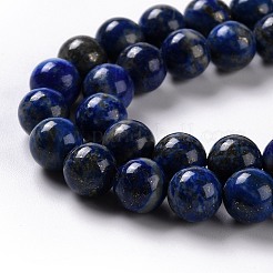 Natürlicher Lapislazuli Perlenstränge&nbsp;X-G-G423-8mm-A