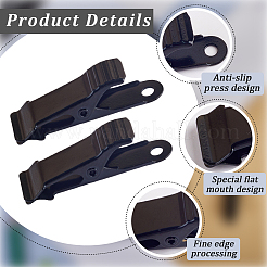 30 pince à ressort sans dents en fer&nbsp;FIND-CP0003-01