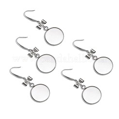 Crochets de boucles d'oreilles en acier inoxydable chirurgical 316&nbsp;STAS-TAC0001-01B