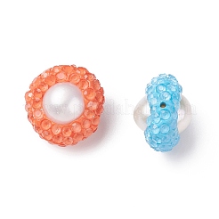 Polymer Ton Strass Perlen&nbsp;RB-S055-40