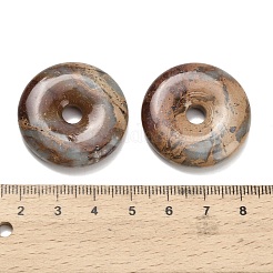 Natürliche Aqua Terra Jaspis Anhänger&nbsp;G-Z110-L03-30x6mm