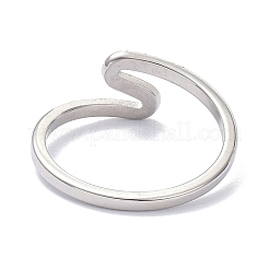 Fingerringe aus Edelstahl 304&nbsp;RJEW-J071-11-P