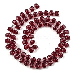 Chapelets de perles en verre transparente  &nbsp;X-GLAA-P076-01A-04