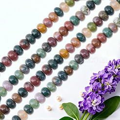 1 Strang natürliche indische Achatperlenstränge&nbsp;G-SC0003-78