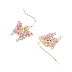 Rhinestone della lega orecchini pendenti&nbsp;EJEW-JE06221