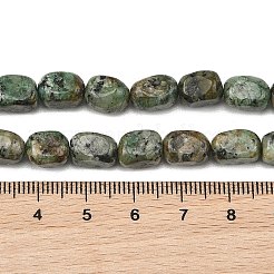 Natürliche afrikanische türkis (jasper) perlen stränge&nbsp;G-P623-A04-01