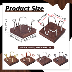 4 support de rangement en fer bicolore&nbsp;AJEW-WA0003-76