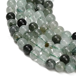 Natürlichen grünen Rutilquarz Perlen Stränge&nbsp;GG-CBAC678-A01-6mm