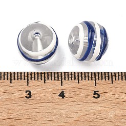 Perle di vetro smaltato trasparente&nbsp;GLAA-P078-01A-05