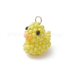Breloques canard en perles de verre&nbsp;PALLOY-MZ01133