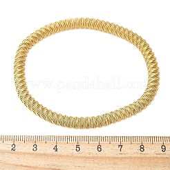 Bracciali elastici in acciaio inossidabile 304 per donna&nbsp;LS-BJEW-P315-02G-G