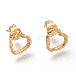 Ensembles de bijoux en acier inoxydable 304 en forme de cœur&nbsp;SJEW-M097-17G
