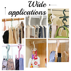 Ahademaker 8pcs 8 Stil Multifunktions-Taschenaufhänger aus Kunststoff&nbsp;AJEW-GA0005-59