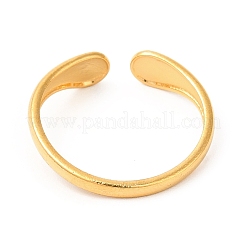 Bague de manchette ouverte en acier inoxydable 201 avec placage ionique (IP)&nbsp;RJEW-E063-44G
