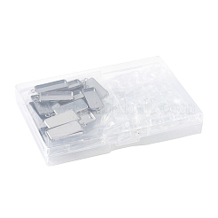 Kits para hacer aretes colgantes rectangulares&nbsp;DIY-FS0009-20
