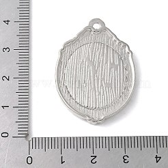 Cabochonfassungen für Messinganhänger aus Messing&nbsp;LS-KK-V005-02P-01