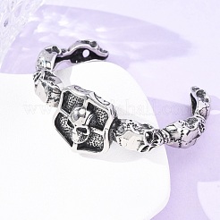 Braccialetti a polsino in acciaio inossidabile chirurgico 316&nbsp;BJEW-C142-01C-AS