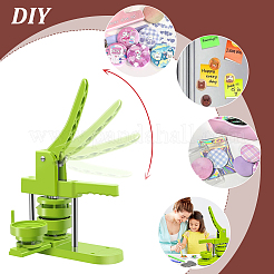 Flache runde Rohlinge für Abzeichenknöpfe&nbsp;DIY-WH0430-387B