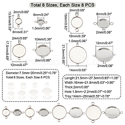 Kit fai da te per realizzare ciondoli a maglie rotonde piatte&nbsp;DIY-DC0001-27