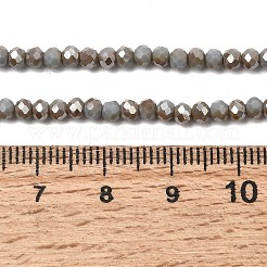 Galvanisieren Glasperlen&nbsp;GLAA-F078-HR04