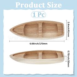 Ornamenti da esposizione in legno per barche&nbsp;DJEW-WH20021-07
