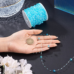 Chaînes à maillons ronds en acrylique&nbsp;DIY-MB0007-001D