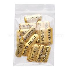 18pcs 18 tibetanische Legierungs-Rechteck-Anhänger im Stil&nbsp;TIBEP-YW0001-34AG