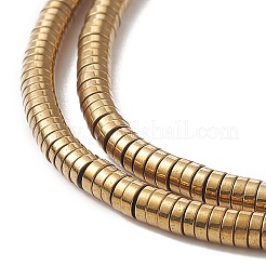 Electroplate non magnetici ematite sintetico fili di perline&nbsp;G-J164A-3mm-07