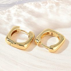 Pendientes de aro de latón&nbsp;KK-CBA30C7-34G