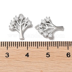 Colgante micropavé cubic zirconia de latón&nbsp;KK-F862-09P