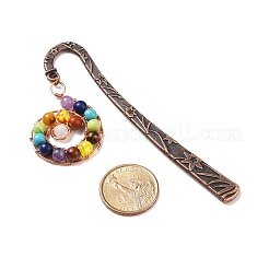 Chakra-Thema-Edelstein-Perlen-Lesezeichen&nbsp;AJEW-JK00178