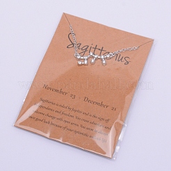 Halskette aus Strassanhängern aus Aluminium&nbsp;NJEW-WH0007-02K