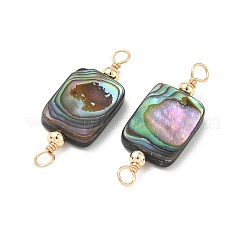 Verbindungsstücke aus natürlichem Abalone-/Paua-Muschelholz&nbsp;PALLOY-JF05678