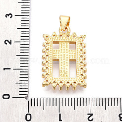 Messing micro pave klare zirkonia anhänger&nbsp;KK-N268-67G