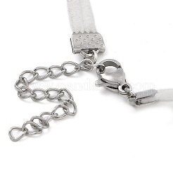 Herstellung eines Armbands aus Wildlederimitat mit Doppelkordel&nbsp;LS-STAS-M084-10P-04