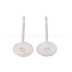 Anlaufgeschützte Ohrstecker aus Edelstahl in Originalfarbe&nbsp;X-STAS-E025-5