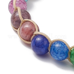 2 bracelet en perles de verre tressées pour femmes&nbsp;BJEW-JB11431