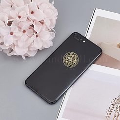 9 Stück Cabochons aus Kohlenstoffstahl in 9 Stilen&nbsp;DIY-OC0008-54