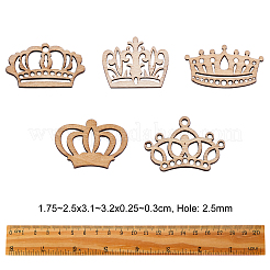 Décorations de pièces de bois non finies&nbsp;WOOD-CJ0001-47