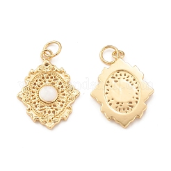 Colgantes de latón esmaltados ecológicos&nbsp;KK-I698-06A