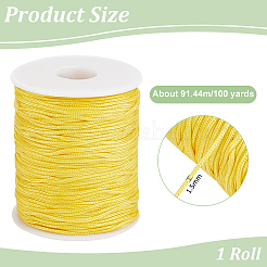 1 Rolle 100 Yards runder geflochtener Nylonfaden&nbsp;NWIR-PH0002-22D