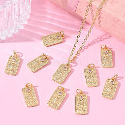 Pendentifs en laiton et zircon cubique Shegrace pour la Saint-Valentin&nbsp;XGRQ3K114-552G