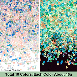 100g de perles à bulles lumineuses de 10 couleurs&nbsp;MRMJ-SC0001-31