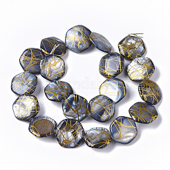 Fili perline di conchiglia d'acqua dolce&nbsp;SHEL-T014-013B