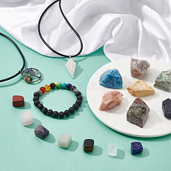 DIY-Set zur Schmuckherstellung mit gemischten Steinen und Chakra&nbsp;DIY-CA0003-69