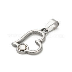 Pendentifs en acier inoxydable 304&nbsp;STAS-Q343-04A-P