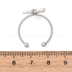 Anneaux de manchette en acier inoxydable 304&nbsp;RJEW-D334-08P