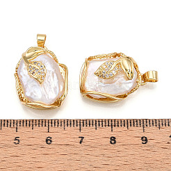 Natürliche barocke perlenanhänger&nbsp;PEAR-N020-07L
