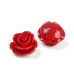 Perle intagliate in corallo sintetico&nbsp;CORA-M001-05G